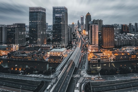 我要上封面-武汉-汉街-夜景-城市 图片素材