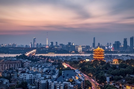 武汉加油-武汉-疫情-宅家-黄鹤楼 图片素材