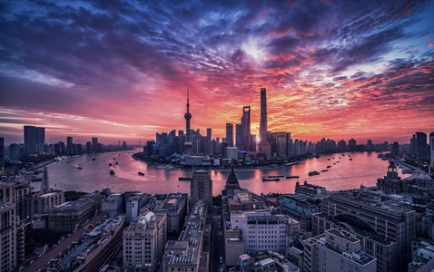 索尼-建筑-看你的城市-魔都-上海 图片素材