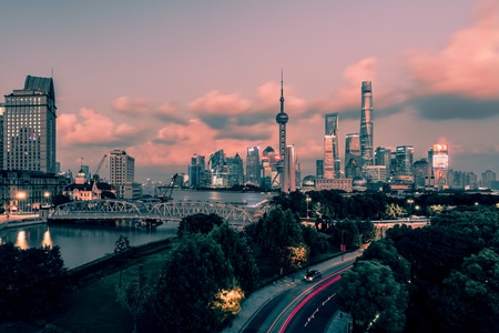 风光-魔都-市中心-城市-色彩 图片素材