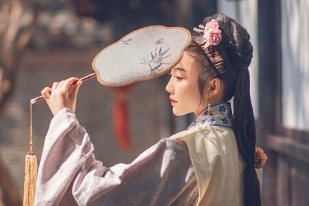 中国风-意境-情绪-光影-人像 图片素材