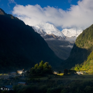 梅里雪山-雨崩-梅里雪山-风光-山 图片素材