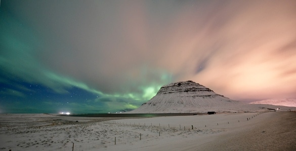 我的2019-冰岛-极光-山-风景 图片素材