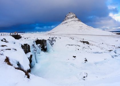 风光-冰岛-草帽山-雪-雪地 图片素材