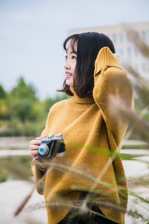 人像-日系-少女-情绪写真-写真 图片素材