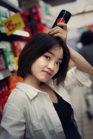 宅家-街拍-少女-情绪写真-美 图片素材