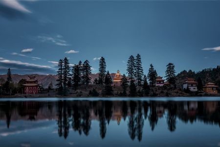 风光-川西-措卡湖-湖-湖泊 图片素材
