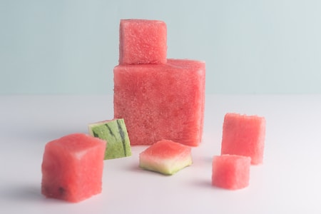 色彩-西瓜-小清新-小而美-水果 图片素材