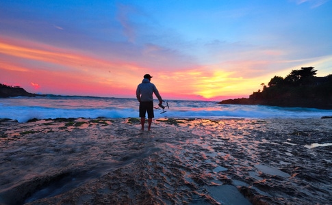 海滩-落日-在路上-巴厘岛-海水 图片素材