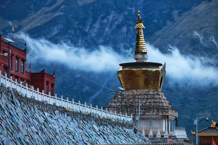旅行-户外-高原风光-藏教-寺庙 图片素材