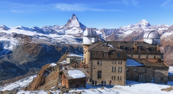 马特洪峰-瑞士-雪山-雪景-风光 图片素材