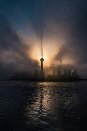 看你的城市-魔都-上海-晨曦-外滩 图片素材