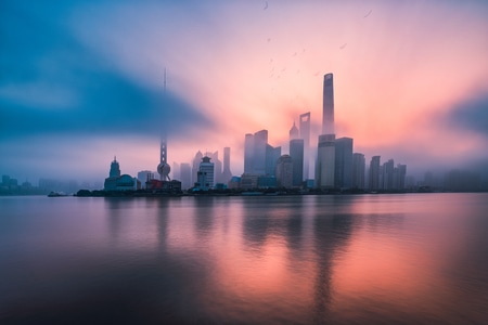 看你的城市-浦江-光影-外滩-晨曦 图片素材