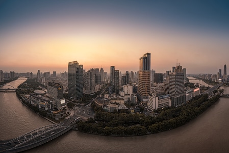 城市-风光-天空-日落-都市 图片素材