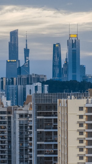 风光-爬楼-建筑-广州-城市 图片素材