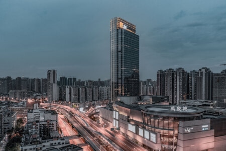 灯-天空-夏天-城市-旅行 图片素材