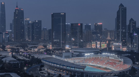 城市-广州-建筑-街道-爬楼 图片素材