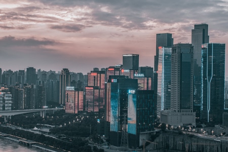 灯-天空-夏天-城市-旅行 图片素材