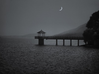 旅游-金牛湖-湖心亭-风光-风景 图片素材