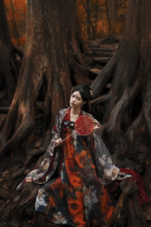 人像-古风-汉服-女性-女人 图片素材