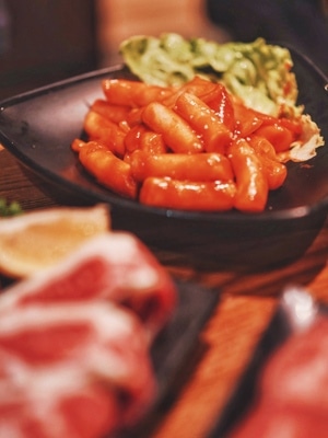 上海探店-上海-美食-烤肉-夜宵 图片素材
