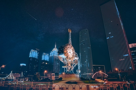 建筑-创意-旅行-光影-夜景 图片素材