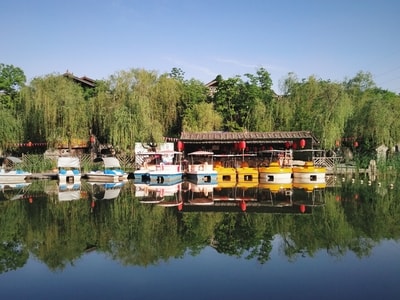水街-河道-景点-小江南-景色 图片素材