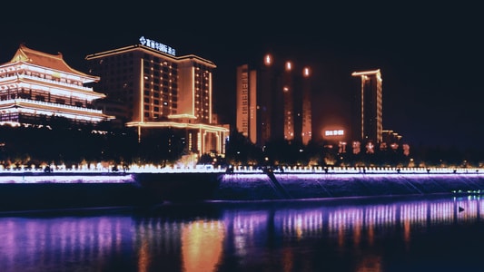 夜景-慢门-努比亚-手机摄影-夜景 图片素材