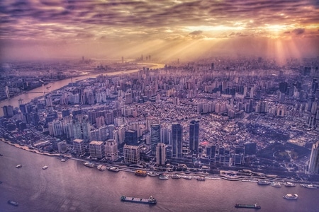 我的2019-上海-光影-旅拍-城市 图片素材
