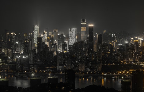 勒是雾都-魔幻之城-城市-城市风光-夜景 图片素材