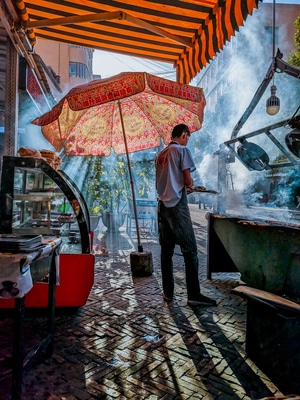 新疆-旅行-商贩-店员-男人 图片素材