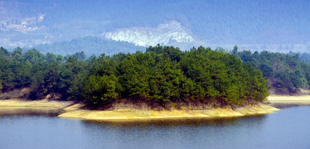 岛-湖泊-风景-自然-岛 图片素材