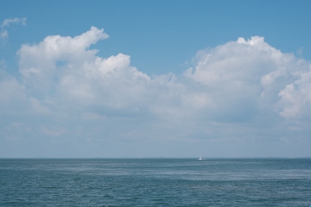 富士-xt3-大海-天空-风景 图片素材