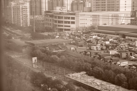 环境-破旧-市场-俯拍-棕色 图片素材