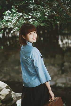 唯美-少女-写真-人像-学生 图片素材