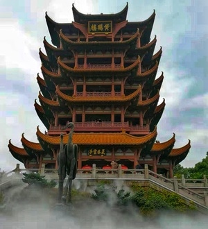广角-天空-手机-旅游-塔 图片素材