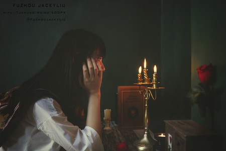 少女-可爱-小清新-人像-环境人像 图片素材