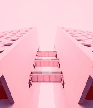对称美-深圳市-建筑-色彩-我要上封面 图片素材