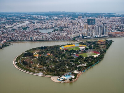 城市-航拍-建筑-城市-城市风光 图片素材