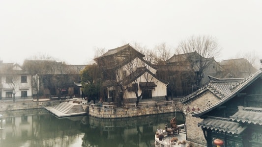 古镇-建筑-台儿庄-中国风-原创 图片素材
