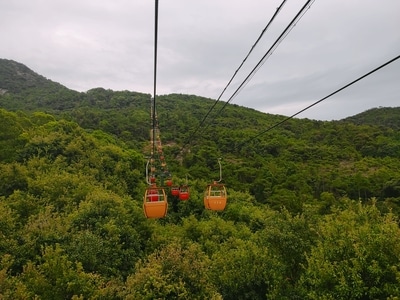 日常-鼓山-风景-鼓山-缆车 图片素材