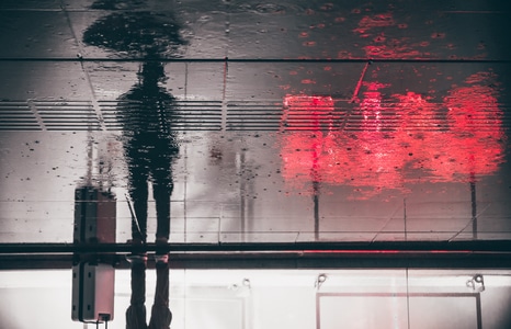 雨-夜-我的2019-旅行-上海 图片素材