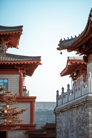 瞬间-街拍-寺庙-建筑-风景 图片素材