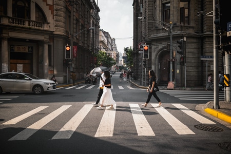 瞬间-街拍-道路-街道-行人 图片素材