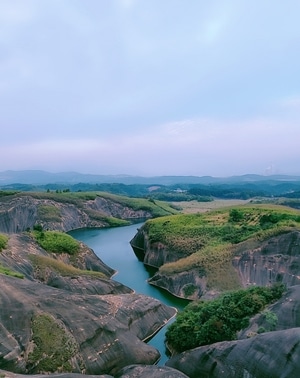 山-湖-郴州-旅行-路拍 图片素材