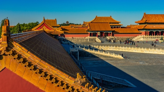 风光-色彩-纪实-故宫博物院-北京 图片素材