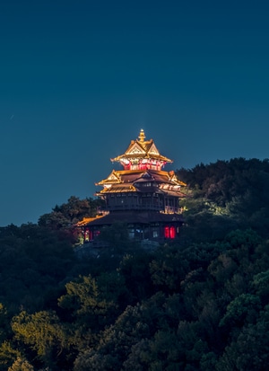 艺术风光-灯光-武汉-夏天-风光 图片素材