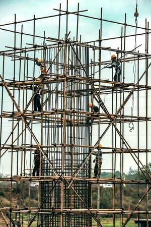 纪实-建筑工地-工人-建设者-工地 图片素材