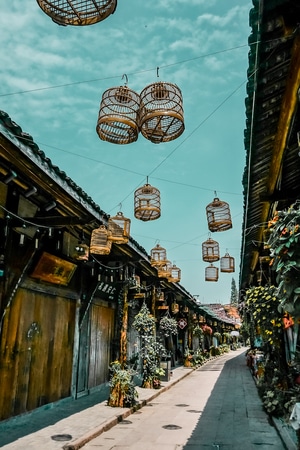 风光-纪实-古镇-街道-建筑 图片素材