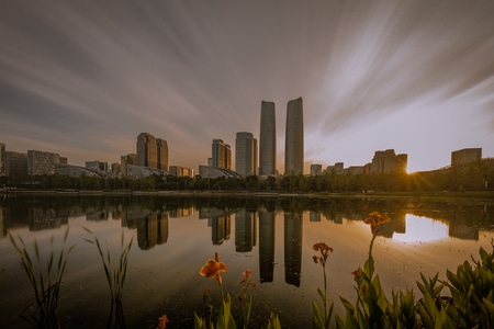 成都夜景-爬楼爱好者-璀璨夜景-天际线-成都建筑 图片素材